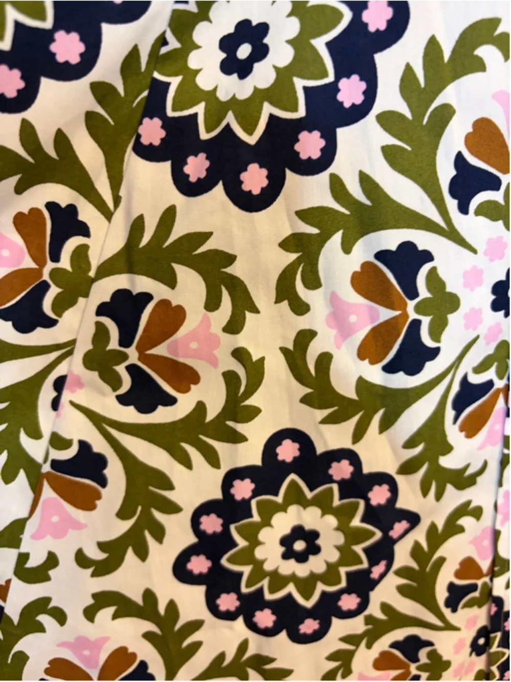 Boden Riviera Sleeveless Shirt Dress Medallion Floral Print Midi 0P NWT